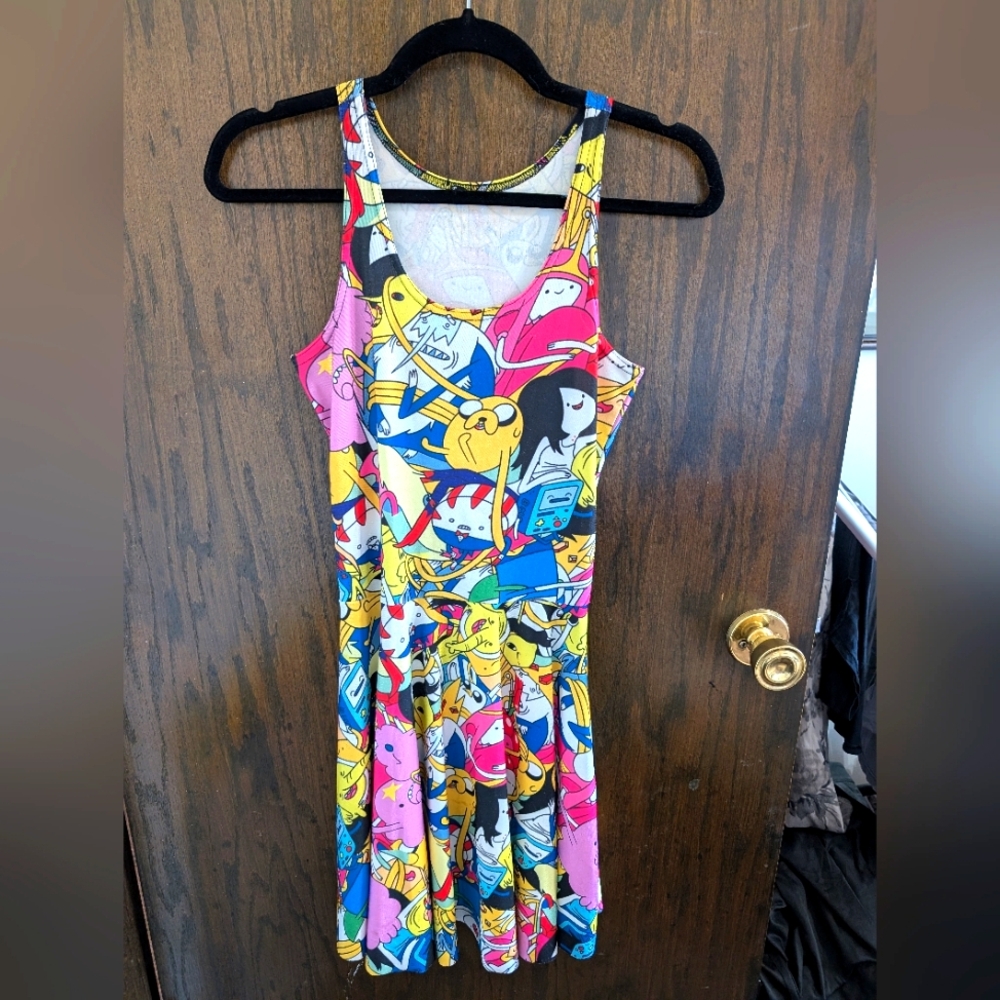 Adventure Time Mini Sleeveless Skater Dress